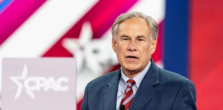 A man speaks at CPAC conference.
