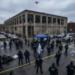 Active Shooter Chaos Slams Midland Police officers and FBI agents at a crime scene with a drone overhead