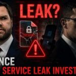 Bombshell Sting Rattles Vance Security JD Vance’s Secret Service Agent Under Investigation Over Alleged Leak