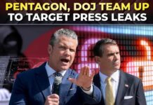 Leakers Beware — Fast-Track Prosecutions Coming 'If you betray our warriors...': Hegseth unveils Pentagon-DOJ joint taskforce to hunt press leaks