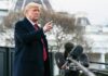 Deep State Drama Over Trump Assassination Intel A man in a suit gesturing while speaking at a press conference outside the White House