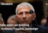 Fauci vs. DOJ: Contempt Bombshell LIVE: Senate votes on holding Dr. Fauci in contempt