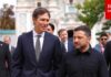 US Envoys Jared Kushner And Steve Witkoff Meet Ukrainian President Volodymyr For Diplomatic Meeting