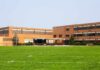 Religious Charter Shock Upsets Oklahoma Brick school building with large windows and front entrance
