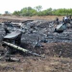 Mystery Crash Stuns Missouri Town Airplane crash debris scattered across a burned field