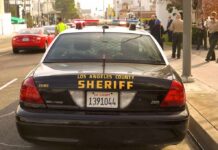 Intruder Alert At Kamala Harris’ Malibu Estate Sheriff patrol car parked on city street