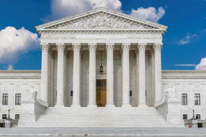 United States Supreme Court building with classical columns